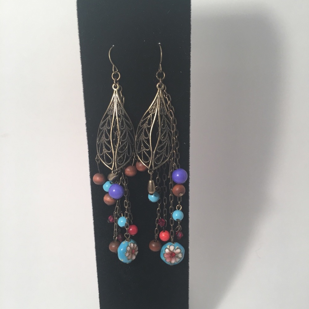 Long earrings